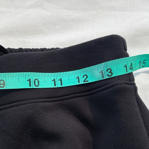 🖤 Spanx Black Wide Leg Pants Stretch Tie Waist Petite Medium Athleisure🖤 - Picture 8 of 11